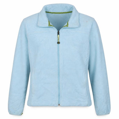 L.L.Bean Women's Blue Fleece Full Zip Jacket Size M Regular