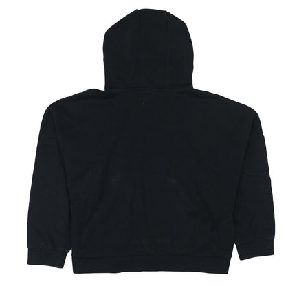 Adidas Women Black Arsenal Hoodie L Pullover Graphic Print