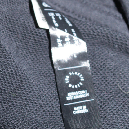 Adidas Women Black Arsenal Hoodie L Pullover Graphic Print