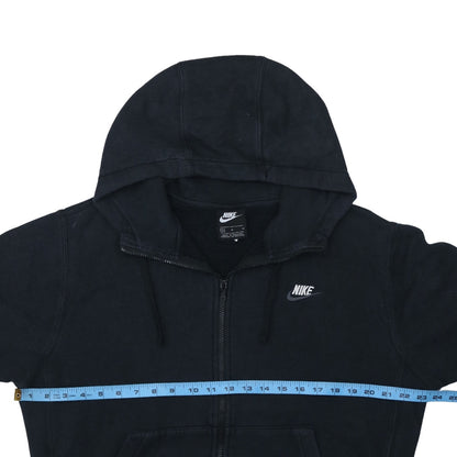 Nike Men's Black Full Zip Hoodie M Fleece Sweatshirt
