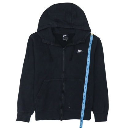 Nike Men's Black Full Zip Hoodie M Fleece Sweatshirt