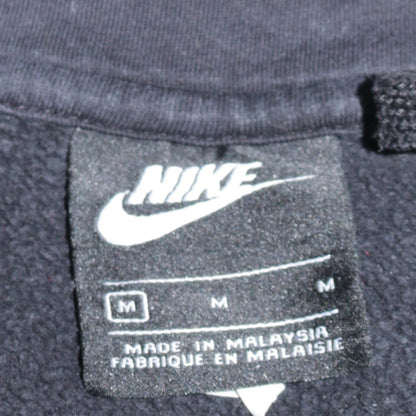 Nike Men's Black Full Zip Hoodie M Fleece Sweatshirt