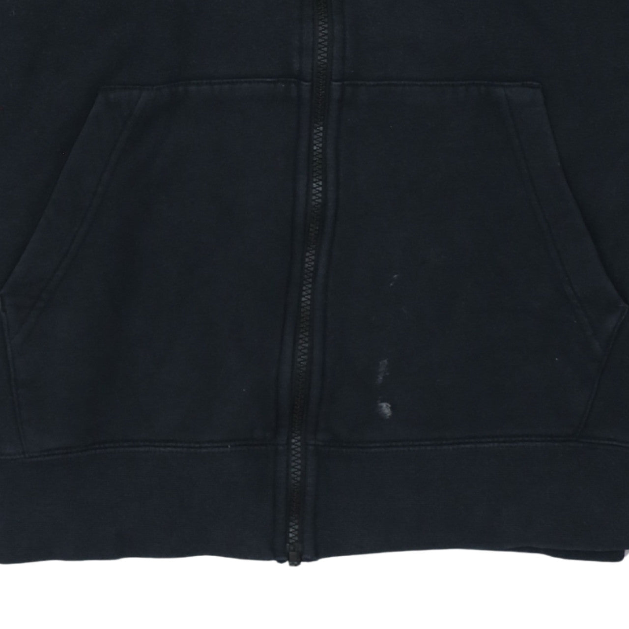 Nike Men's Black Full Zip Hoodie M Fleece Sweatshirt