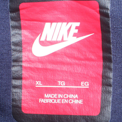 Nike Men's Blue XL Track Jacket Cotton Blend Full Zip France FFF