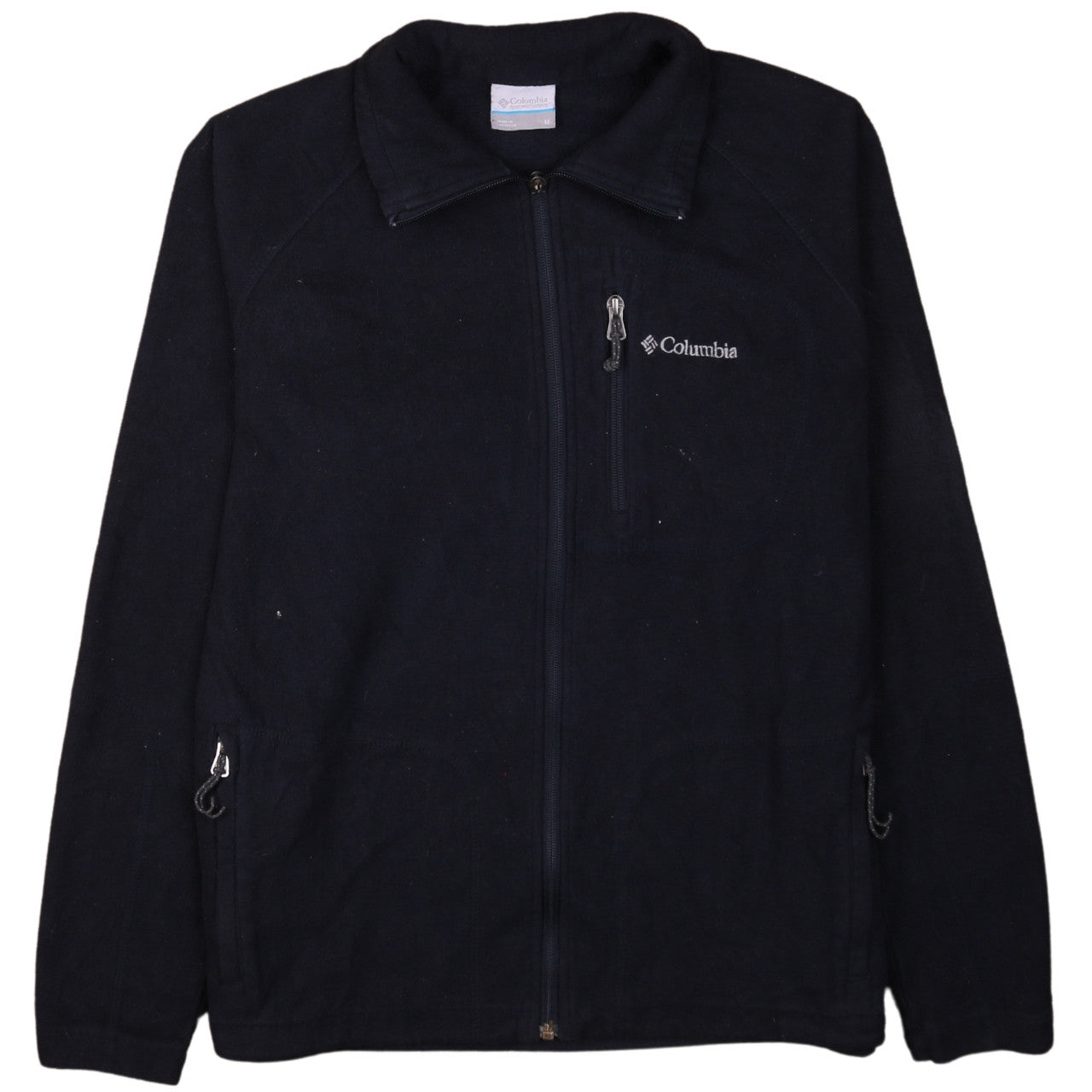 Columbia Men's Black Fleece Full Zip Jacket Size M Outdoor