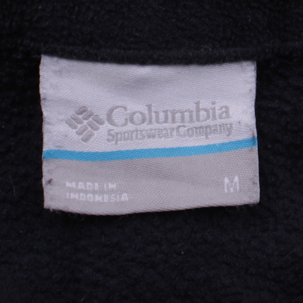 Columbia Men's Black Fleece Full Zip Jacket Size M Outdoor