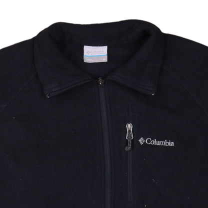 Columbia Men's Black Fleece Full Zip Jacket Size M Outdoor