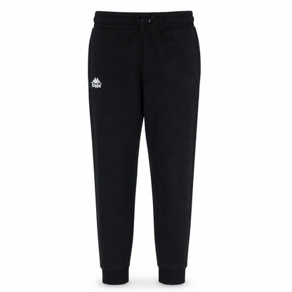 Kappa Men's Black Jogger Sweatpants Medium Fleece Tapered