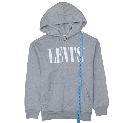 Levi's Men's Grey Small Relaxed Fit Pullover Hoodie Sweatshirt