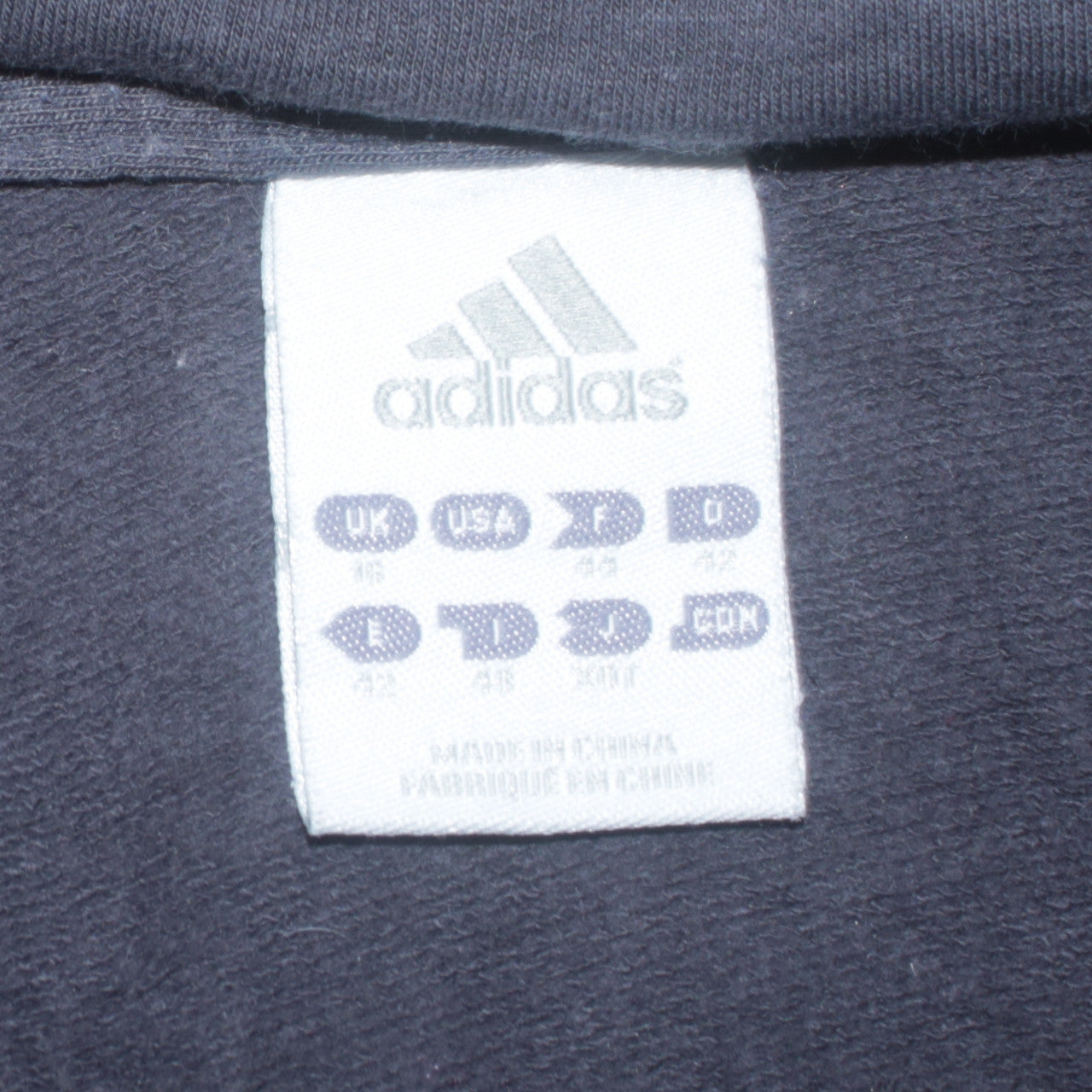 Adidas Women’s Black 1/4 Zip Hooded Sweatshirt Size 14