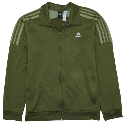 Adidas Men’s Green XL Track Jacket Full Zip ClimaWarm Sportswear