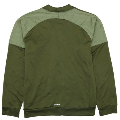 Adidas Men’s Green XL Track Jacket Full Zip ClimaWarm Sportswear
