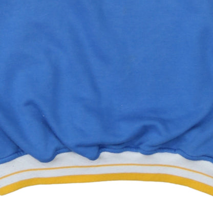 Puma Womens Blue Crew Neck Pullover Sweatshirt Size M