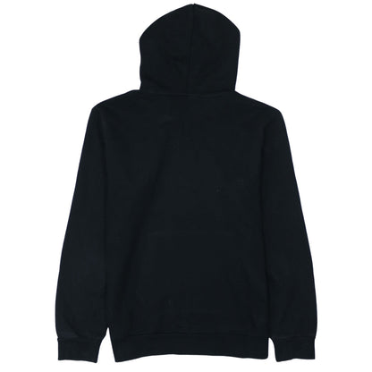 Puma Women's Black Small Pullover Hoodie with Logo and Kangaroo Pocket