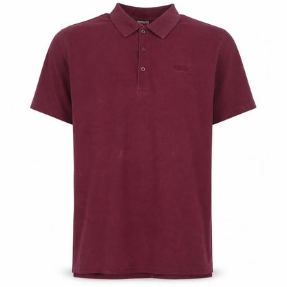 Puma Men's Maroon Cotton Short Sleeve Polo Shirt XXL
