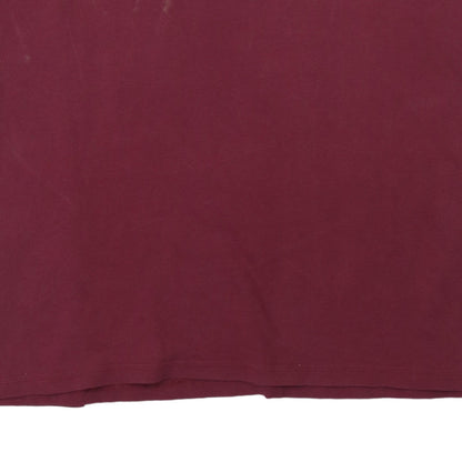 Puma Men's Maroon Cotton Short Sleeve Polo Shirt XXL
