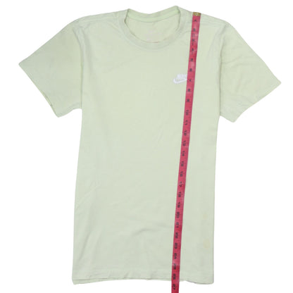 Nike Men's Light Green XS Crew Neck Cotton T-Shirt