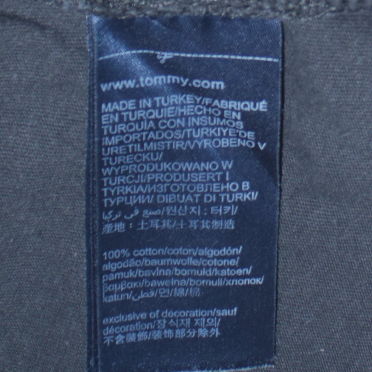 Tommy Jeans Men's Black XS Regular Fit Cotton Crew Neck T-Shirt