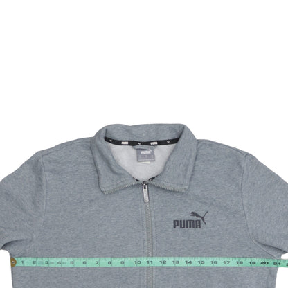 Puma Men's Grey Full Zip Sweatshirt Size S Regular Fit