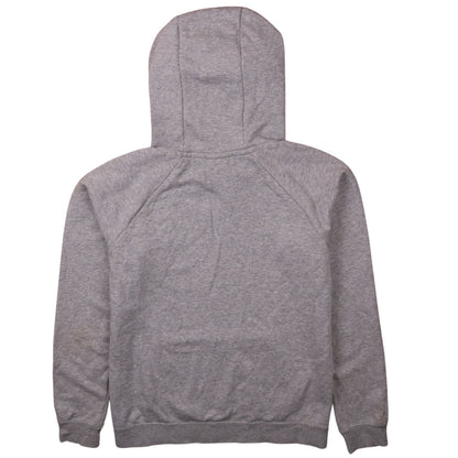 Nike Men's Grey Pullover Hoodie M Regular Fit Fleece Sweatshirt