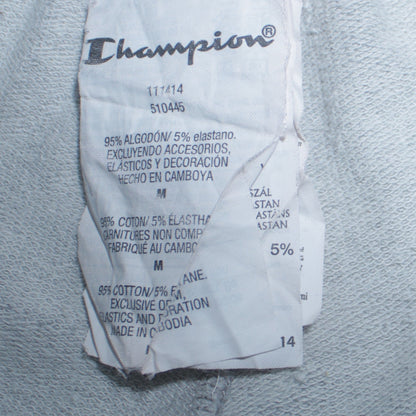 Champion Men's Grey Medium Sweatpants Elastic Waist Jersey Cotton Blend