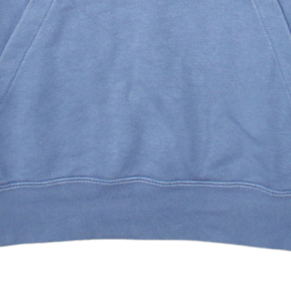 Nike Men's Blue XS Pullover Hoodie with Logo and Drawstring