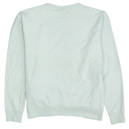 FILA Women's Mint Green Crew Neck Sweatshirt Size L Cotton Casual