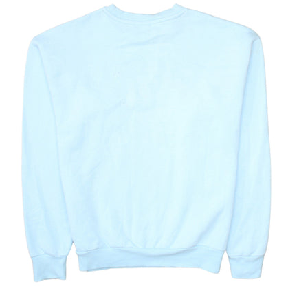 Puma Men's Blue Pullover Sweatshirt S Crew Neck Logo Fleece