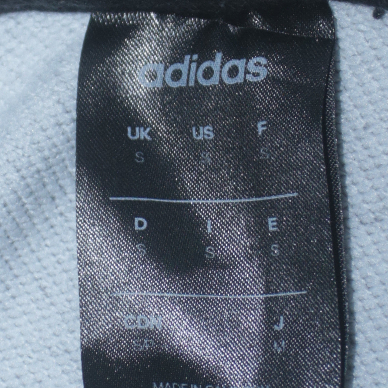 Adidas Men's Grey Small Track Jacket Full Zip Lightweight Activewear