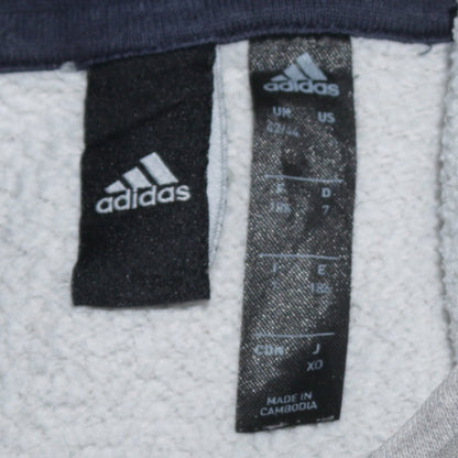 Adidas Mens Grey XL Pullover Hoodie Fleece Sports Sweatshirt