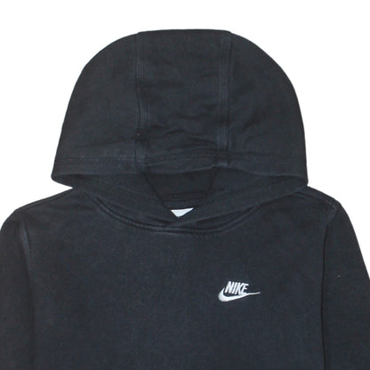 Nike Boys Black XL (158 cm) Pullover Hoodie Sweatshirt