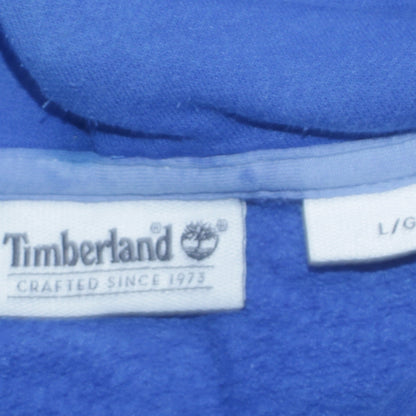 Timberland Men's Blue Logo Pullover Hoodie Size L