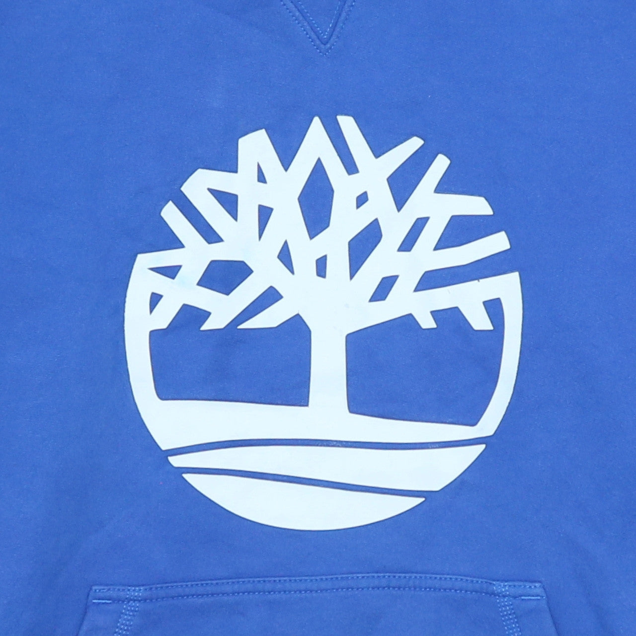 Timberland Men's Blue Logo Pullover Hoodie Size L