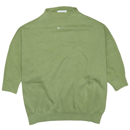 Nike Women's Green XL Pullover Sweatshirt with Logo