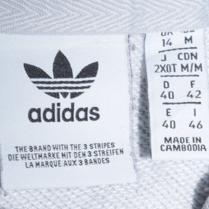 Adidas Women Grey Crew Neck Pullover Sweatshirt Size 14 Regular