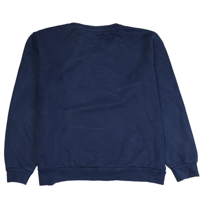 Puma Mens Navy Blue Crew Neck Sweatshirt L Classic Fit