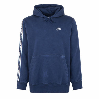 Nike Men’s Blue Pullover Hoodie Small Regular Fit Logo Sweatshirt