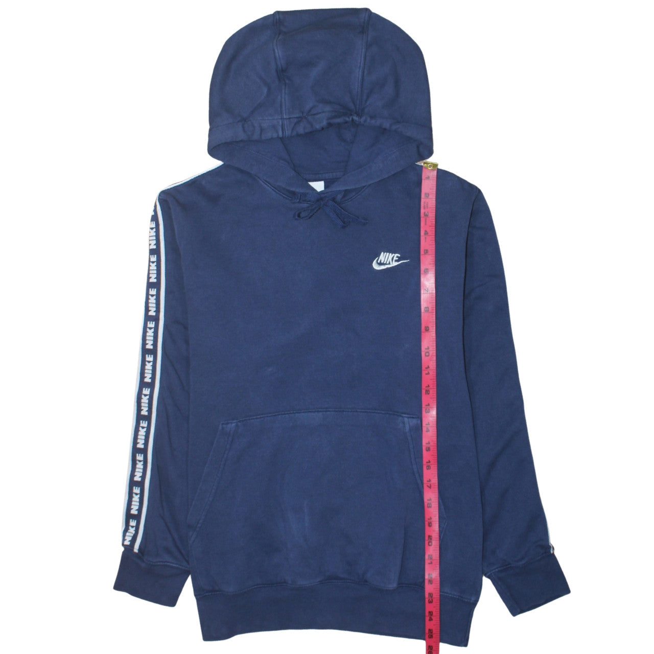 Nike Men’s Blue Pullover Hoodie Small Regular Fit Logo Sweatshirt