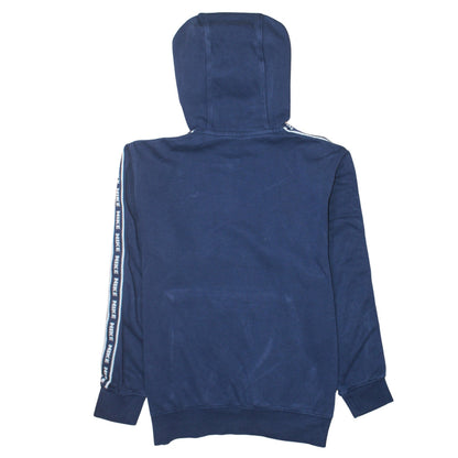 Nike Men’s Blue Pullover Hoodie Small Regular Fit Logo Sweatshirt