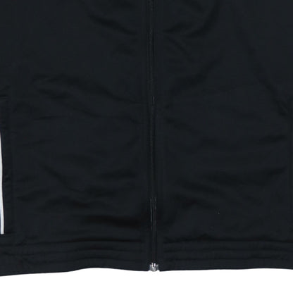 Adidas Men's Black Track Jacket L Full Zip Lightweight Sports Top