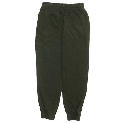 Puma Boys Green Jogger Trousers 13-14 Years Fleece Sweatpants