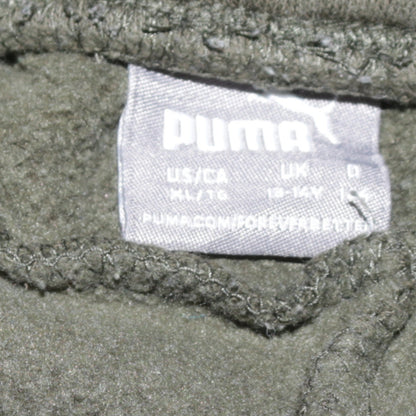 Puma Boys Green Jogger Trousers 13-14 Years Fleece Sweatpants