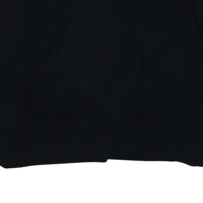The North Face Men's Black Pullover Hoodie S Outdoor Logo Fleece