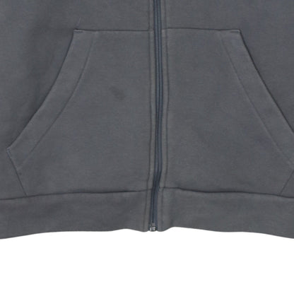 Adidas Men's Grey Full Zip Hoodie Size S Sports Fleece Jacket