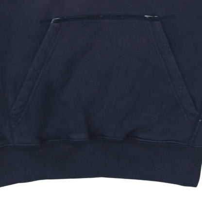 Adidas Men’s Navy Blue Pullover Hoodie Size S Logo Graphic Cotton Blend