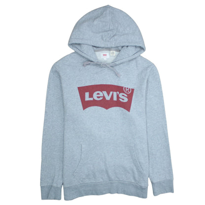 Levi's Men's Grey Logo Pullover Hoodie Size L Regular Fit
