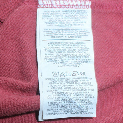 Nike Women's Pink 1/4 Zip Oversized Sweatshirt Size S