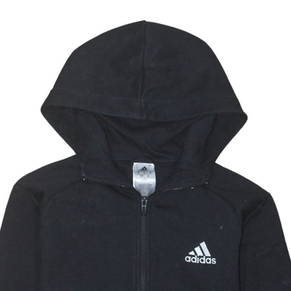 Adidas Men's Black Full Zip Hoodie Size S Sportswear