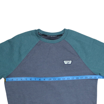 Vans Men’s Blue Crew Neck Pullover Sweatshirt Size S