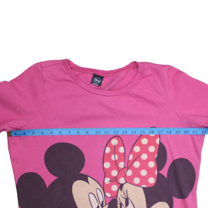 Disney at George Pink Minnie & Mickey Pullover Sweatshirt Womens UK 18
